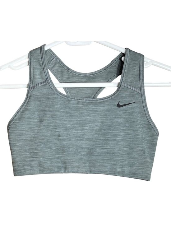 Nike Other - Nike Gray Dri-fit Sports Bra Activewear Fitness Sportswear Gym Train Girls Wm XS